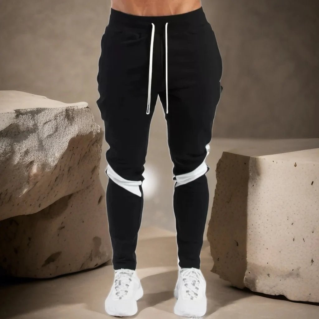 Mens Joggers Casual Pants Fitness Men Sportswear Tracksuit Bottoms Skinny Sweatpants Trousers Black Gyms Jogger Track Pants - Clothesfassion.store