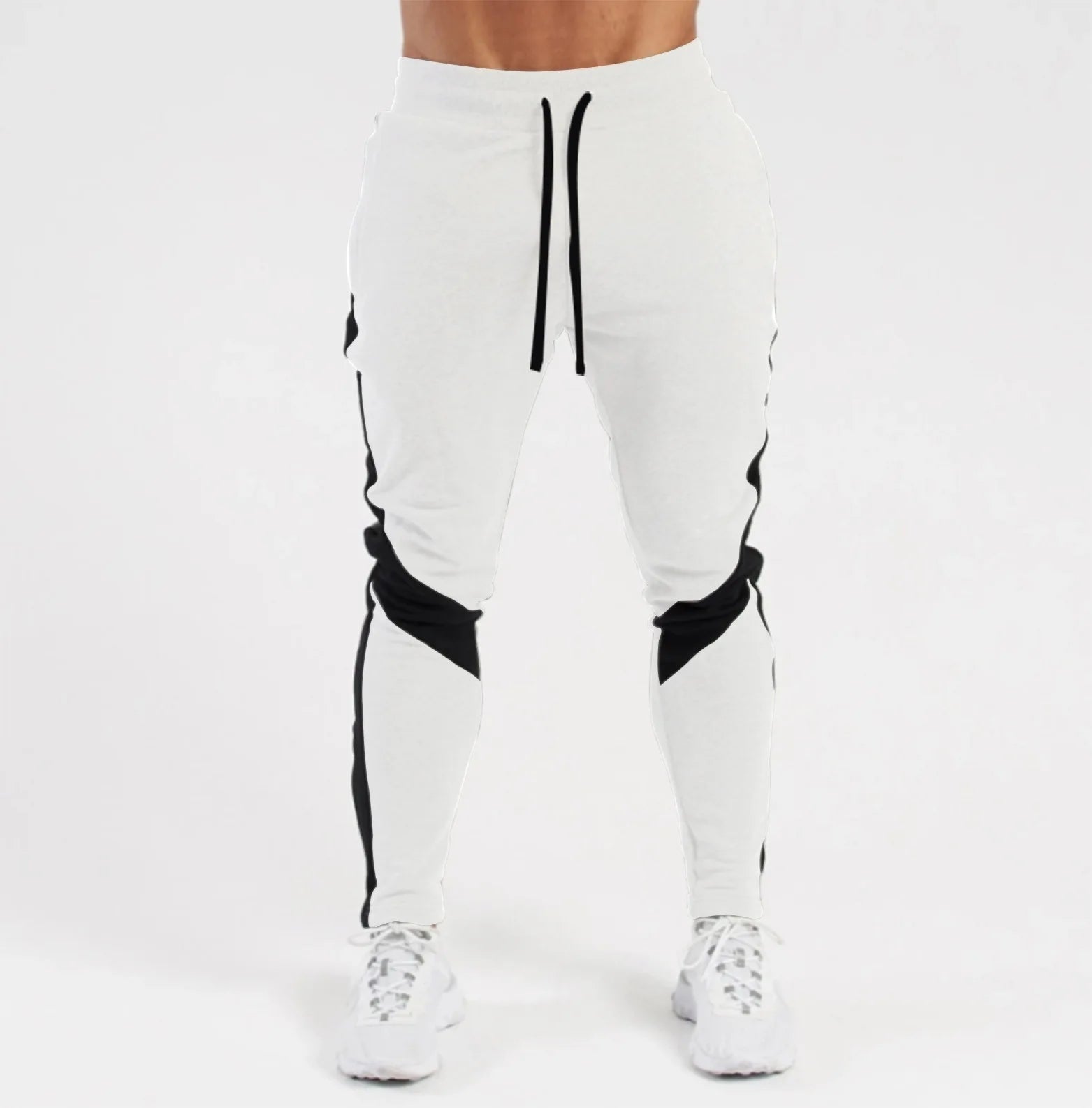 Mens Joggers Casual Pants Fitness Men Sportswear Tracksuit Bottoms Skinny Sweatpants Trousers Black Gyms Jogger Track Pants - Clothesfassion.store