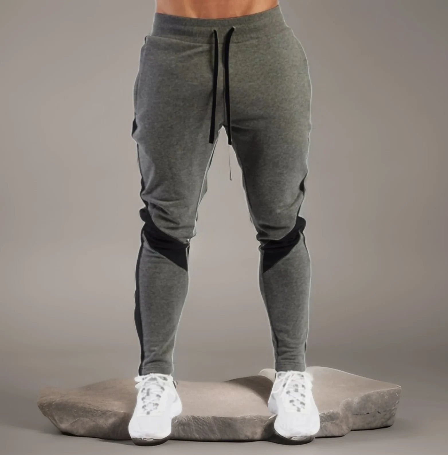 Mens Joggers Casual Pants Fitness Men Sportswear Tracksuit Bottoms Skinny Sweatpants Trousers Black Gyms Jogger Track Pants - Clothesfassion.store