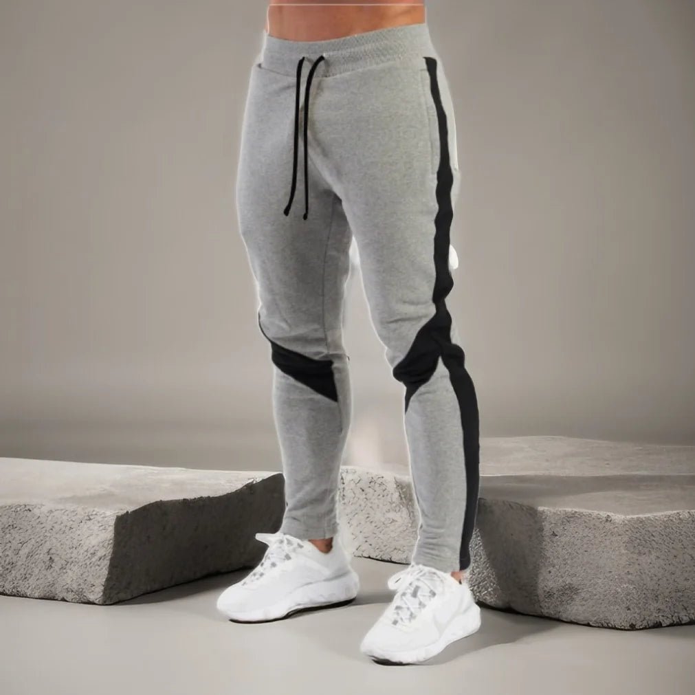 Mens Joggers Casual Pants Fitness Men Sportswear Tracksuit Bottoms Skinny Sweatpants Trousers Black Gyms Jogger Track Pants - Clothesfassion.store