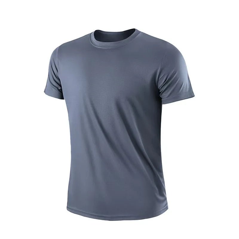 Mens Jogging T-Shirts Quick Dry Compression Sport T-Shirt Fitness Gym Running Shirts Soccer Shirts Men's Jersey Sportswear - Clothesfassion.store