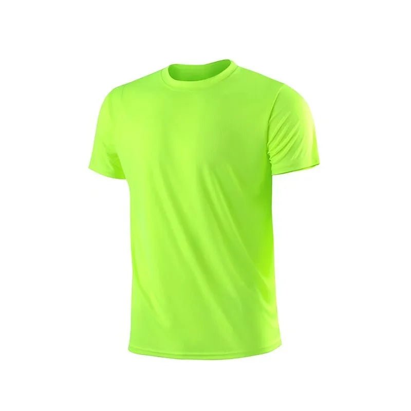 Mens Jogging T-Shirts Quick Dry Compression Sport T-Shirt Fitness Gym Running Shirts Soccer Shirts Men's Jersey Sportswear - Clothesfassion.store