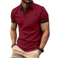 Men's Polo Shirt Short Sleeve Casual Slim Fit Color Blocking T-shirts England Style Streetwear Polos for Men's Fashion - Clothesfassion.store