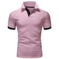 Men's Short Sleeve Polo Shirts Casual Slim Fit Basic Designed Shirts Quick - drying Anti - wrinkle Tops - Clothesfassion.store