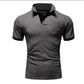 Men's Short Sleeve Polo Shirts Casual Slim Fit Basic Designed Shirts Quick - drying Anti - wrinkle Tops - Clothesfassion.store