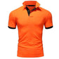 Men's Short Sleeve Polo Shirts Casual Slim Fit Basic Designed Shirts Quick - drying Anti - wrinkle Tops - Clothesfassion.store