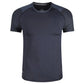 Mens Sport Tee Bodybuilding Gym Running Jogging Short Sleeves Fashion Patchwork Print Breathable Quick Drying Workout Shirts - Clothesfassion.store