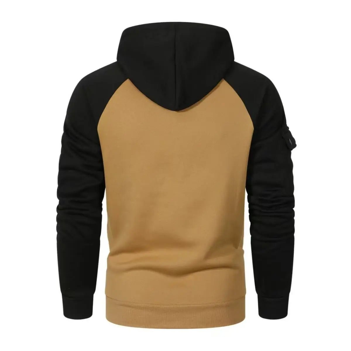 Men's Spring Autumn Sweatshirt Sweatshirt Sweatshirt Zipper Multi - Pocket Pullover Raglan Sleeve Sports Casual Fleece Sweatshirt - Clothesfassion.store