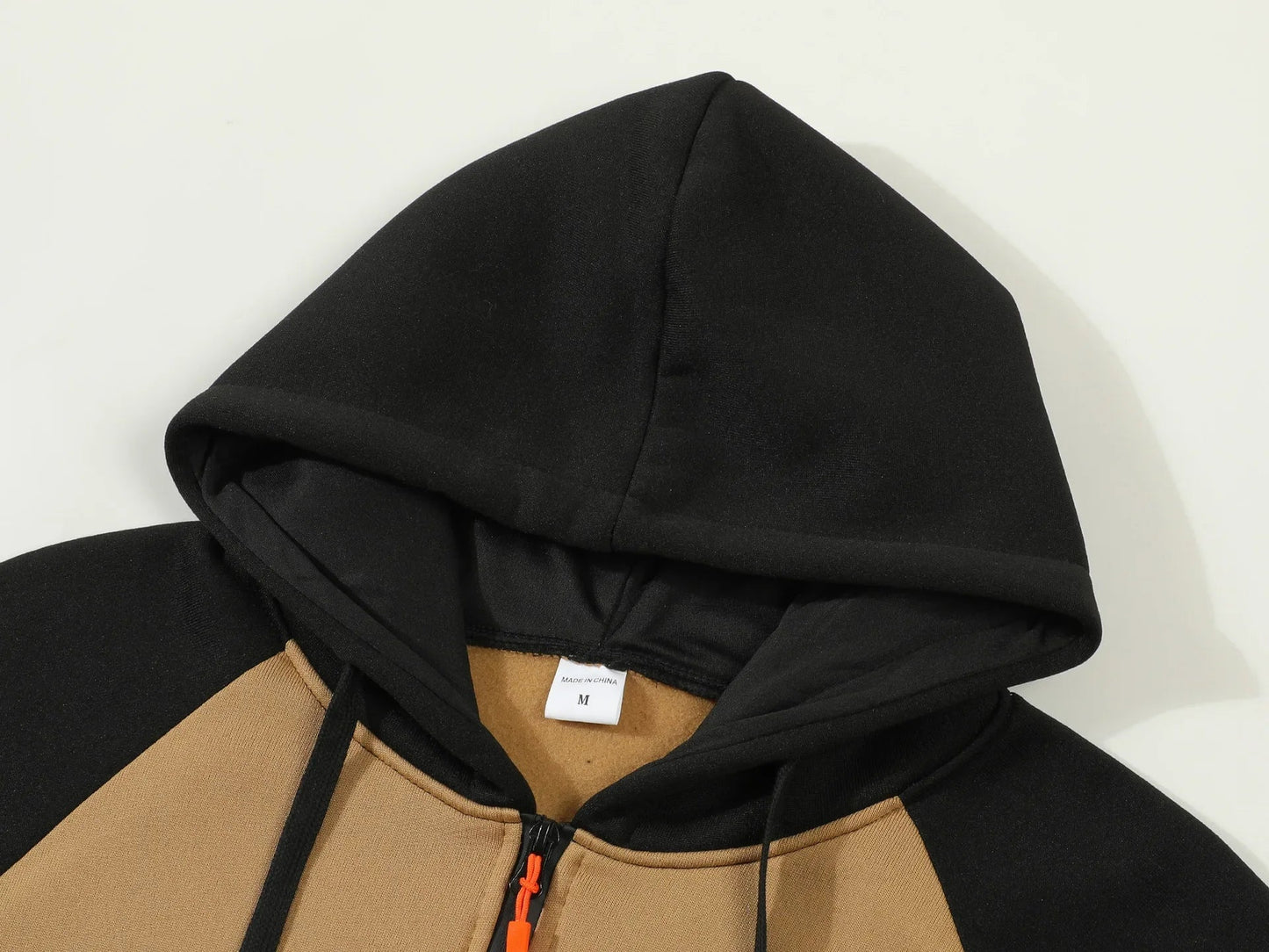 Men's Spring Autumn Sweatshirt Sweatshirt Sweatshirt Zipper Multi - Pocket Pullover Raglan Sleeve Sports Casual Fleece Sweatshirt - Clothesfassion.store