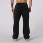 Men's straight legs wide pants fitness training casual sports outdoor running trousers fashion American style brand sports pants - Clothesfassion.store