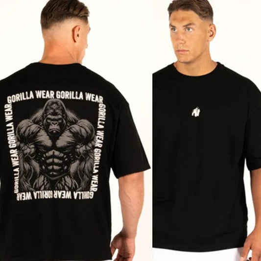 Mens T Shirt Gym Clothing Men Cool Tee Male T-shirt Women's T-shirts Tops and Tees Clothes Essentials Man Short Sleeve Men's New - Clothesfassion.store