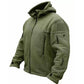 Men's Tactical Fleece Jackets Work Coats Hooded Safari Coats Outdoor Warm Camping Climbing Fishing Hiking Trekking Windbreaker - Clothesfassion.store