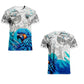 Mexican men's football jersey & Aztec round neck comfortable sports top & with Aztec and Mayan civilization prints & suitable fo - Clothesfassion.store