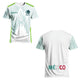 Mexican men's football jersey & Aztec round neck comfortable sports top & with Aztec and Mayan civilization prints & suitable fo - Clothesfassion.store