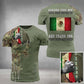 Mexico Flag Men's T-shirt Oversized Retired Military Graphic Casual Short Sleeve Tops Tees Mexican Outdoor Street Men's Clothing - Clothesfassion.store