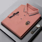 New Mens Embroidered Polo Shirts Summer Short Sleeve Shirt Luxury Top Lapel Streetwear Men Breathable Lightweight T Shirt Homme - Clothesfassion.store