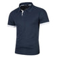 New Mens Short Sleeve Polo Shirt Solid Color Streetwear Lightweight Lapel Tshirts for Men Summer Jogging Sport Tops - Clothesfassion.store