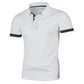 New Mens Short Sleeve Polo Shirt Solid Color Streetwear Lightweight Lapel Tshirts for Men Summer Jogging Sport Tops - Clothesfassion.store