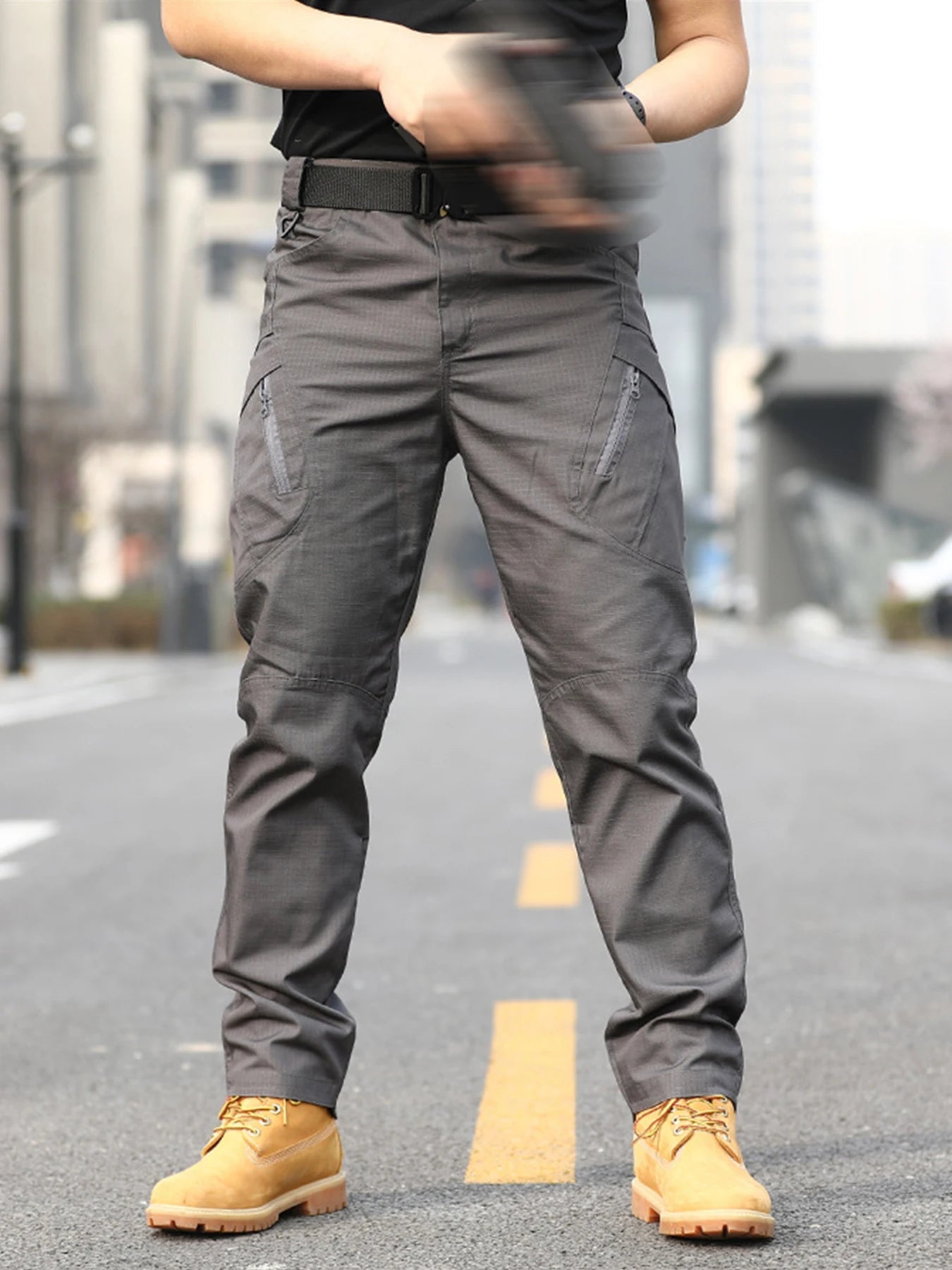 New Nen's Tactical Pants , Multi - pocket Design, Scratch - resistant, Breathable and Comfortable, Outdoor Commuting Lightweight - Clothesfassion.store