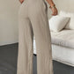 New straight leg floor length pants with European and American temperament - Clothesfassion.store