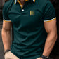 New Summer Men's Short - sleeved Fashion T-shirt Slim Polyester Polo Shirt Men's Business Casual Lapel Golf Short - sleeved Clothing - Clothesfassion.store
