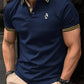 New Summer Men's Short - sleeved Fashion T-shirt Slim Polyester Polo Shirt Men's Business Casual Lapel Golf Short - sleeved Clothing - Clothesfassion.store