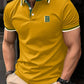 New Summer Men's Short - sleeved Fashion T-shirt Slim Polyester Polo Shirt Men's Business Casual Lapel Golf Short - sleeved Clothing - Clothesfassion.store