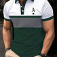 New Summer Men's Short - sleeved Fashion T-shirt Slim Polyester Polo Shirt Men's Business Casual Lapel Golf Short - sleeved Clothing - Clothesfassion.store