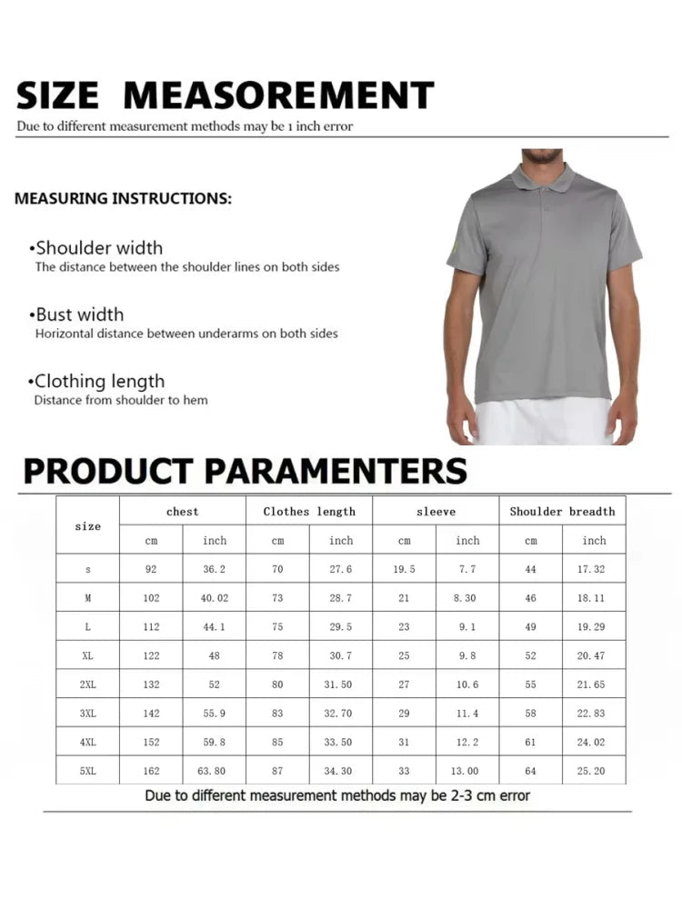 New Summer Men's Short - sleeved Fashion T-shirt Slim Polyester Polo Shirt Men's Business Casual Lapel Golf Short - sleeved Clothing - Clothesfassion.store