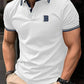 New Summer Men's Short - sleeved Fashion T-shirt Slim Polyester Polo Shirt Men's Business Casual Lapel Golf Short - sleeved Clothing - Clothesfassion.store