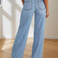 New Women's Jeans, Wide Leg Denim Pants, Suitable For All Seasons - Clothesfassion.store