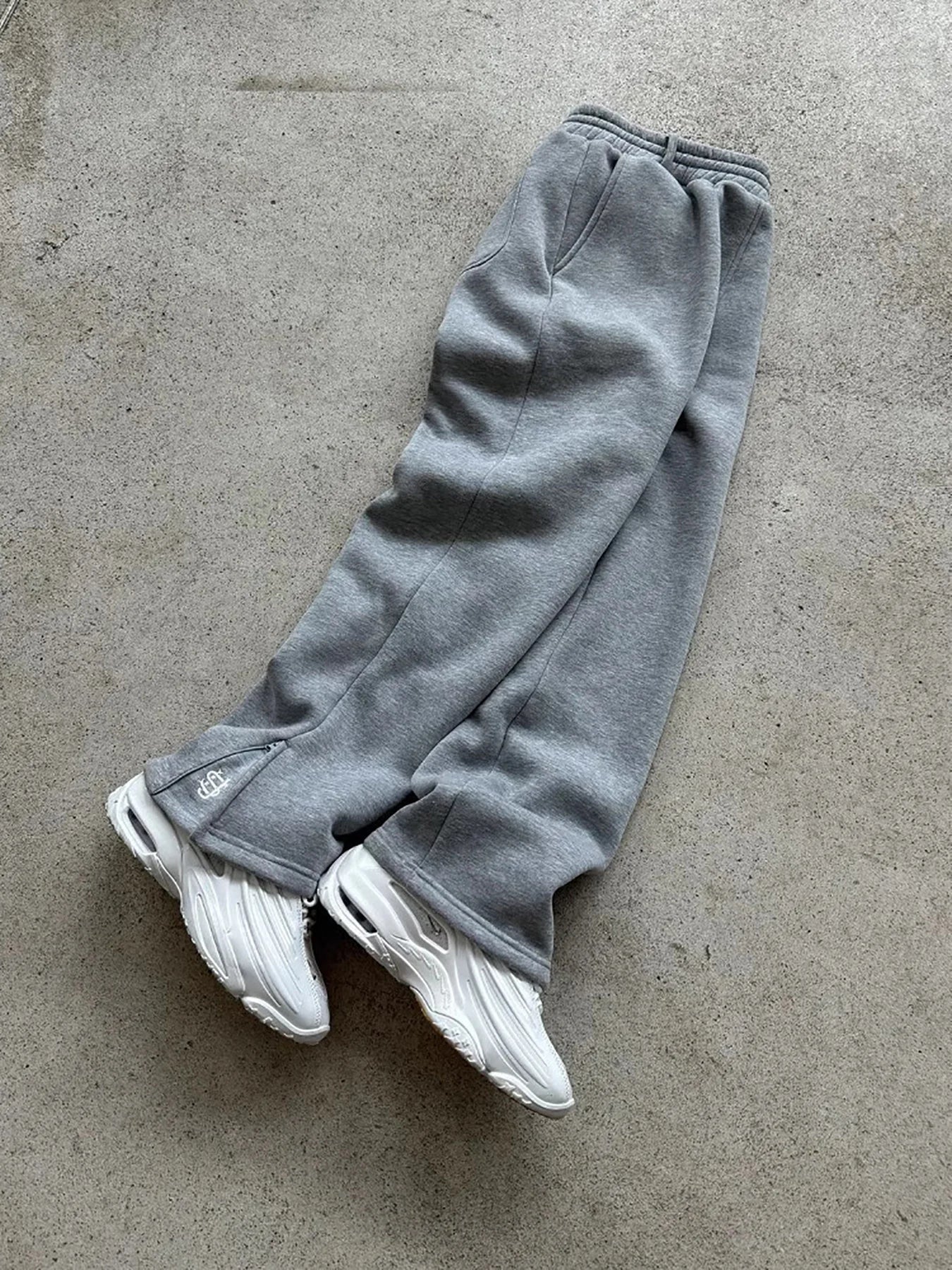 New Y2K Pants Personalized Pant Leg Zipper Embroidery Hip Hop Casual Joggers Men Pants Retro Straight Pants Tracksuit Streetwear - Clothesfassion.store