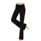 New Yoga Flare Leggings Women Fitness Push Up High Waiste Wide Leg Seamless Workout Pants Gym Elastic Tights Exercise Sport Pant - Clothesfassion.store