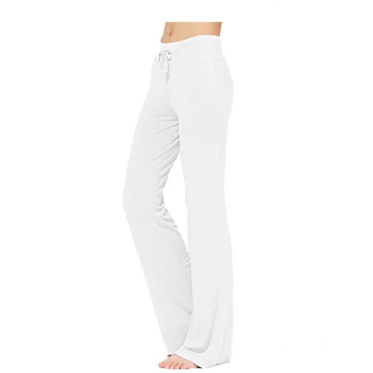 New Yoga Flare Leggings Women Fitness Push Up High Waiste Wide Leg Seamless Workout Pants Gym Elastic Tights Exercise Sport Pant - Clothesfassion.store