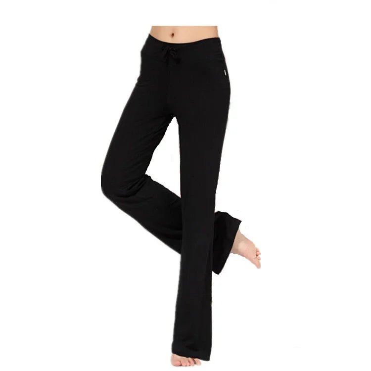 New Yoga Flare Leggings Women Fitness Push Up High Waiste Wide Leg Seamless Workout Pants Gym Elastic Tights Exercise Sport Pant - Clothesfassion.store