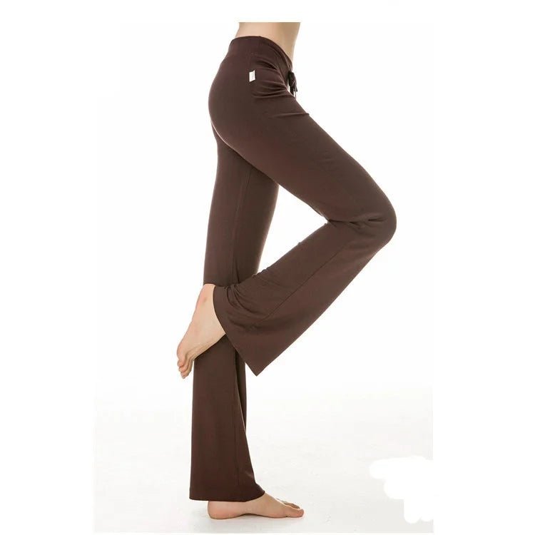 New Yoga Flare Leggings Women Fitness Push Up High Waiste Wide Leg Seamless Workout Pants Gym Elastic Tights Exercise Sport Pant - Clothesfassion.store