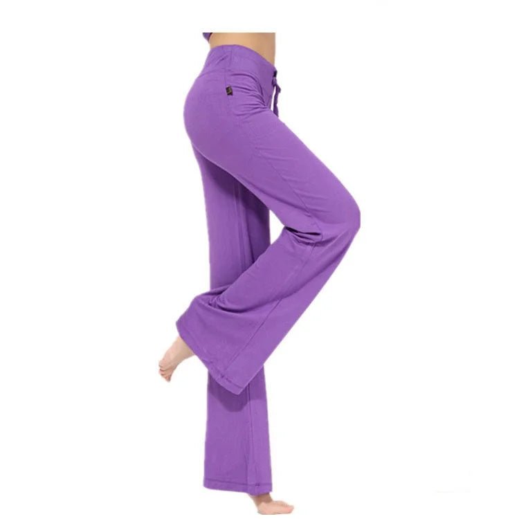 New Yoga Flare Leggings Women Fitness Push Up High Waiste Wide Leg Seamless Workout Pants Gym Elastic Tights Exercise Sport Pant - Clothesfassion.store