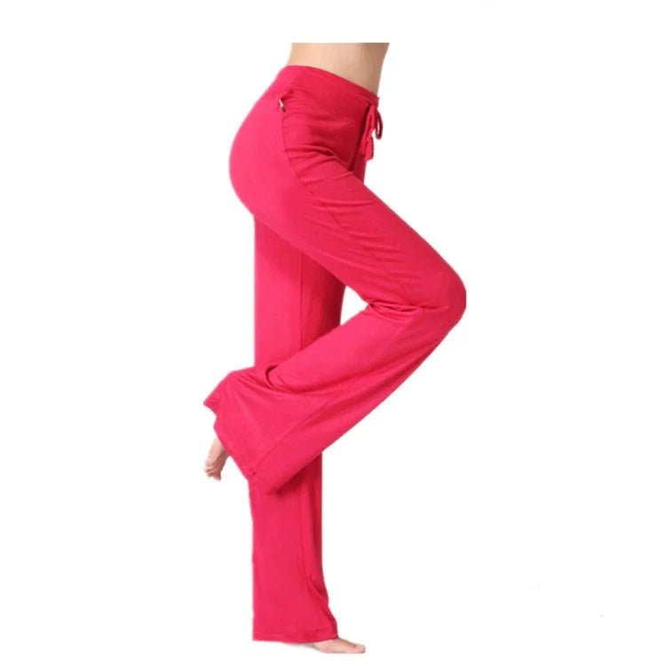 New Yoga Flare Leggings Women Fitness Push Up High Waiste Wide Leg Seamless Workout Pants Gym Elastic Tights Exercise Sport Pant - Clothesfassion.store