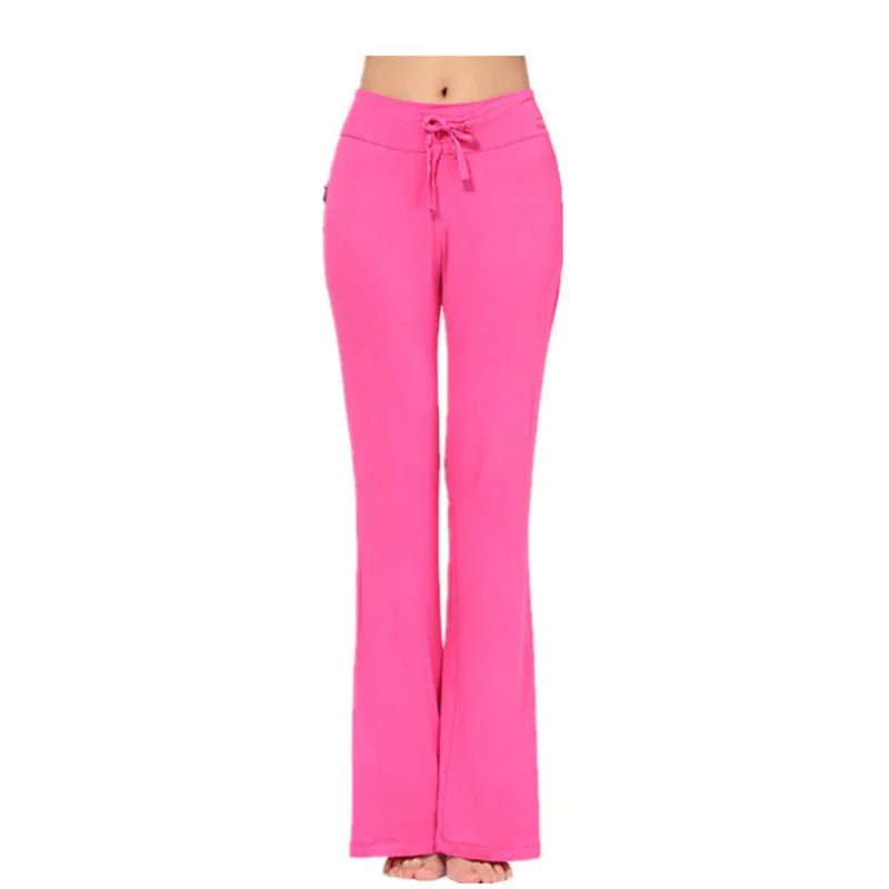 New Yoga Flare Leggings Women Fitness Push Up High Waiste Wide Leg Seamless Workout Pants Gym Elastic Tights Exercise Sport Pant - Clothesfassion.store