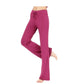 New Yoga Flare Leggings Women Fitness Push Up High Waiste Wide Leg Seamless Workout Pants Gym Elastic Tights Exercise Sport Pant - Clothesfassion.store