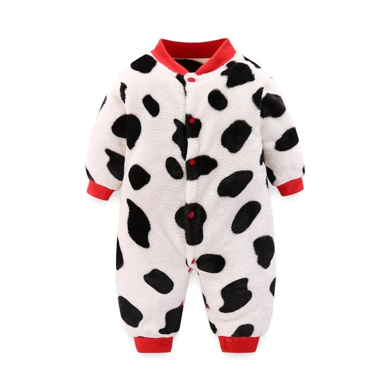 Newborn Baby Spring Winter Clothes Infant Jacket for Girls Jumpsuit for Boys Soft Flannel Bebe Romper Baby Clothes 0 - 18 Month - Clothesfassion.store