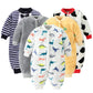 Newborn Baby Spring Winter Clothes Infant Jacket for Girls Jumpsuit for Boys Soft Flannel Bebe Romper Baby Clothes 0 - 18 Month - Clothesfassion.store