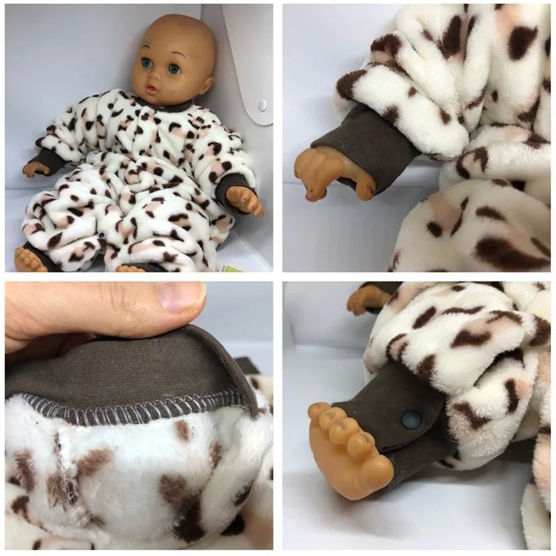 Newborn Baby Spring Winter Clothes Infant Jacket for Girls Jumpsuit for Boys Soft Flannel Bebe Romper Baby Clothes 0 - 18 Month - Clothesfassion.store
