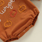 Newborn Infant Baby Girl Boy Pumpkin Letter Embroidered Long Sleeve Sweatshirt Romper Playsuit Jumpsuit Baby Halloween Clothes - Clothesfassion.store