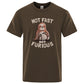 Not Fast Not Furious Kawaii Sloth Print Clothing Men Street Oversized T Shirts Breathable Cotton Streetwear Creativity T-Shirt - Clothesfassion.store