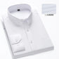 Plus Size 11XL 10XL 9XL New Men's Social Shirt Long Sleeve Slim Fit Business Classic Basic White Formal Dress Shirts Man Clothes - Clothesfassion.store