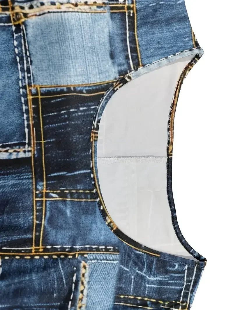 Plus Size 1XL - 5XL Women Popular Large Size Printed Dress with Belt Long Sleeve Women's Clothing Fashionable Long Dres - Clothesfassion.store