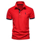 Polo Giraffe Shirt Men Quality Embroidery Summer Short Sleeve Polo Casual Business Social Mens Polos BR Size - Clothesfassion.store