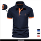 Polo Giraffe Shirt Men Quality Embroidery Summer Short Sleeve Polo Casual Business Social Mens Polos BR Size - Clothesfassion.store