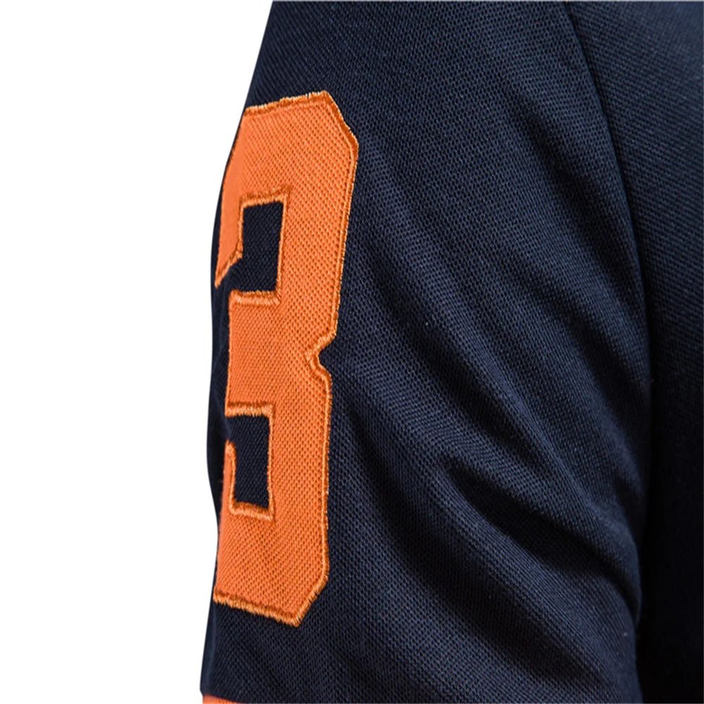 Polo Giraffe Shirt Men Quality Embroidery Summer Short Sleeve Polo Casual Business Social Mens Polos BR Size - Clothesfassion.store